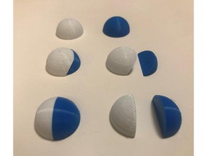 partial spheres models 3d print model - Mito3D