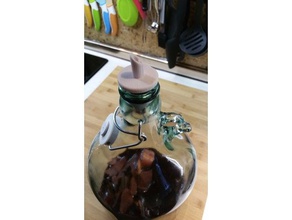 pourer balloon bottle kitchen dining 3d print model - Mito3D