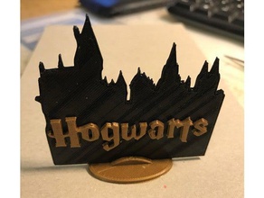 hogwarts horizonte outros harry potter 3d print model - Mito3D