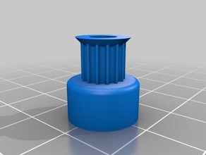 14t 2gt polia skelestruder 3d a impressora partes 3d print model - Mito3D