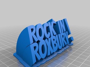 rockin roxbury de la oficina personalizado 3d print model - Mito3D