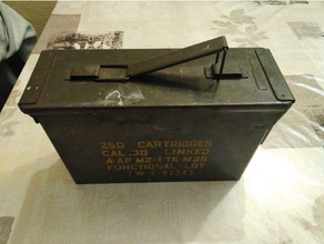 caja munici&oacuten-herramienta ammunition box-tool box holders boxes tools 3d print model - Mito3D
