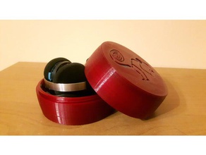 koss porta pro écouteurs cas de la musique pouvez etui 3d print model - Mito3D