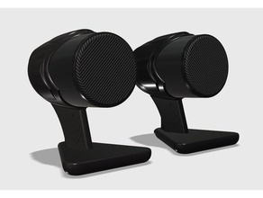 jax desktop stereo speakers audio 3d print model - Mito3D