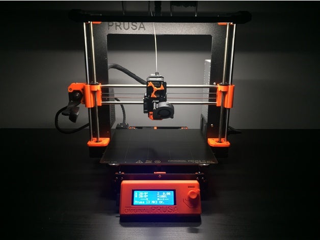 prusa i3 mk3 led light bar 3d printer accessories lightbar mk2 3D print model - Mito3D