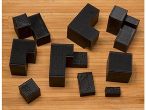 pitagora 345 6 cubi puzzle i cubo di per la matematica tripletta 3d print model - Mito3D