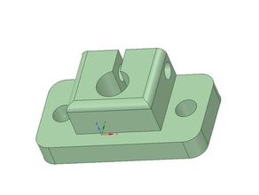 fn-v8 plastic rod rail shaft linear 3d printer parts 3d print model - Mito3D