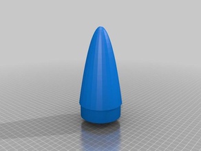 rocket nose cone 3d printing 3d print model - Mito3D