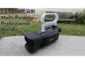 canon hf g21 multifunção profissional de lidar câmera dslr hfg20 hfg21 monte equipamento a série vídeo xa10 xa20 xa30 3d print model - Mito3D