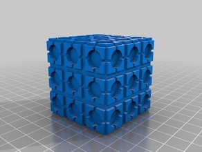 duplo n'importe quelle direction cube la construction les jouets compatible lego 3d print model - Mito3D