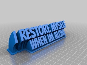 restauração 2 office personalizado 3d print model - Mito3D