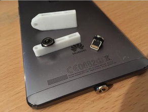 magnétique chargeur de pointe holding trousseau clés 3d l'impression porter le titulaire la foudre câble micro usb type 3d print model - Mito3D