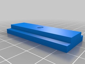 table saw miter slide hole 3d printing 3d print model - Mito3D