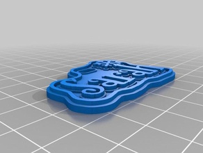 sarah etiqueta de regalo signos logotipos personalizado 3d print model - Mito3D