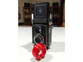 yashica tlr kamera lens hood 3d print model - Mito3D