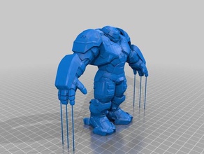 hulk buster de sauvegarde 3d l'impression 3d print model - Mito3D