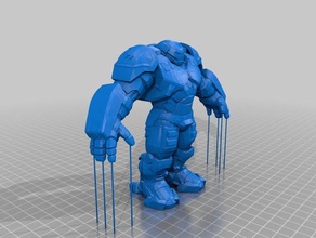 hulk buster backup 3d stampa 3d print model - Mito3D