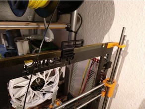 agujero-y el filamento de la guía 3d impresora accesorios los agujeros prusa i3 3d print model - Mito3D