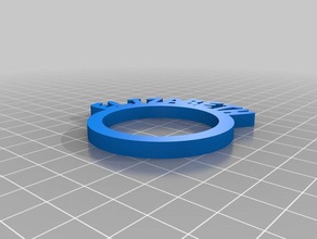 elizabeth anillo de servilleta cocina comedor personalizado 3d print model - Mito3D