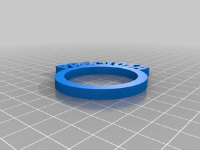 preciosa anel de guardanapo a cozinha jantar personalizado 3d print model - Mito3D