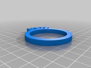 judy anel de guardanapo a cozinha jantar personalizado 3d print model - Mito3D