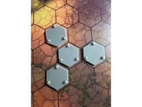 32mm hexagon base toy game accessories 3d print model - Mito3D