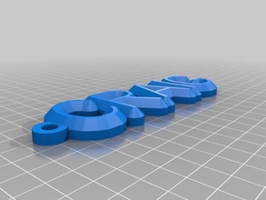 keychain craig organization customized 3d print model - Mito3D