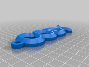 keychain cody organization customized 3d print model - Mito3D