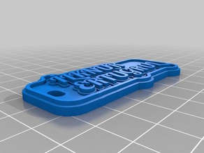 lkerf keychains customized 3d print model - Mito3D
