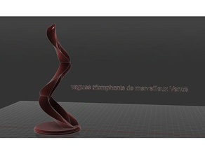 vagues triomphants merveilleux venus sculptures love peace unity work together 3d print model - Mito3D