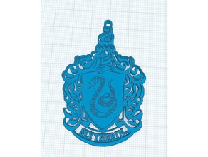 blason maison serpentard jewelry pendant pendentif slytherin 3d print model - Mito3D