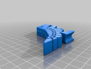 flexi-rex, pero no enojado los juguetes juegos dab dinosaurio de niza printinplace sub2pewdiepie 3d print model - Mito3D