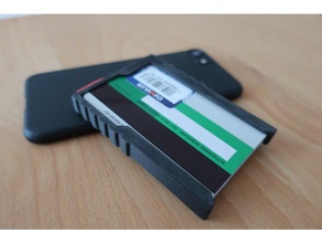 3dwb minimalistic wallet accessories 3d fashion 3d print model - Mito3D