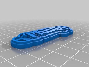 philipp keychains customized 3d print model - Mito3D