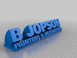jopsons office personalizzato 3d print model - Mito3D