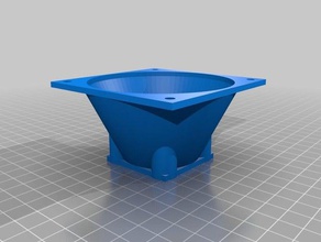 80mm 40mm fan adapter other customized 3d print model - Mito3D
