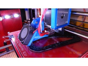 basic adjustable part fan mount 3d printer accessories 3d print model - Mito3D