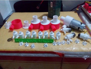 Wasserpumpe 775 motor - Spielzeug Spiele 3d print model - Mito3D