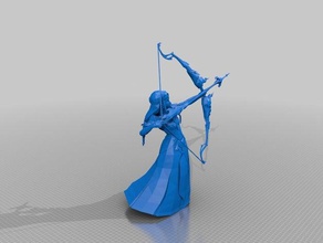 princesse zelda flèche de lumière smash bros trophée propre les jouets jeux nintendo super 3d print model - Mito3D