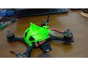 güzel fastback pigtail Uzatıcı rc araç drones monte edin vtx anten sahibi 3d print model - Mito3D