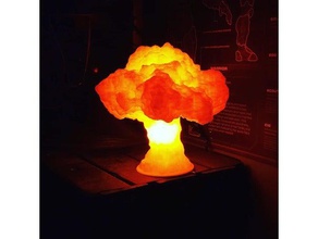 nuke lampe remix le bricolage la bombe cloud les retombées fallout 3 4 farcry 5 champignons nouvelle aube nucléaire 3d print model - Mito3D