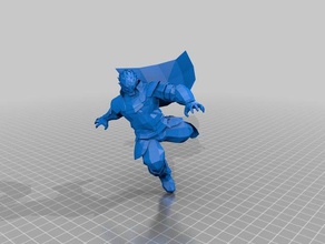 zelda ganondorf kick trophy clean toys games super smash bros 3d print model - Mito3D
