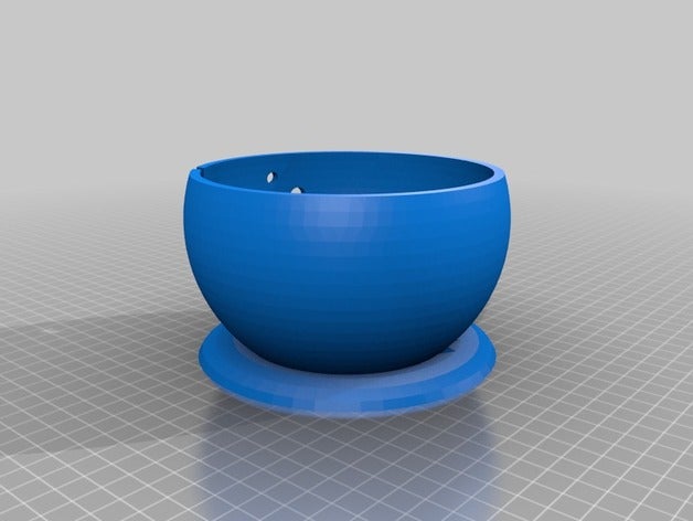 espiral de hilo cuenco base otros 3D print model - Mito3D