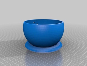spiral yarn bowl base other 3d print model - Mito3D
