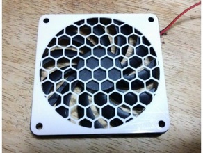 protetor do ventilador 8 cm de corrente contínua diy 8cm fan tampa da ventoinha 3d print model - Mito3D