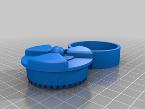 radioactive grinder household 3d print model - Mito3D