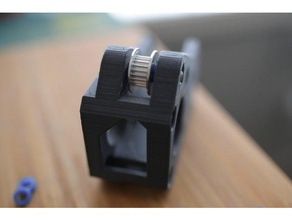 washers axis mgn12 gt2 spacer idler pulley tensioner mount 3d printer parts 2040 belt cr-10 creality ender 3 tevo tarantula y-axis 3d print model - Mito3D