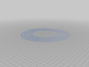 my customized spiral bed level test 225 3d printing tests 3d print model - Mito3D