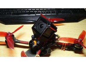 cherrycraft resistenza fpv corsa di 45 gradi gopro mount rc i veicoli fotocamera 3d print model - Mito3D