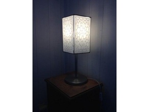 lamp voronoi decor lampshade 3d print model - Mito3D